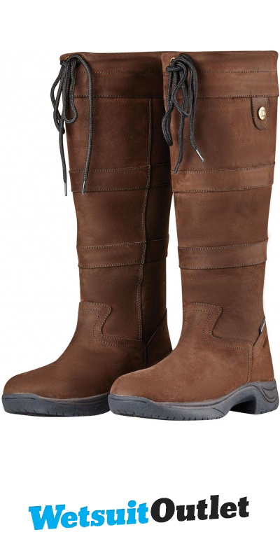 Dublin Womens River Boots III Chocolate 817397 Womens Footwear Country The Drillshed